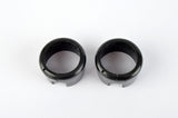 NOS black Selev Anello bar tape lockring set (2 pcs) from the 1980s
