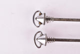 Campagnolo pre cpsc quick release set Record and Super Record, #1001/3 and #1006/8 front and rear Skewer from the 1950s - 1970s