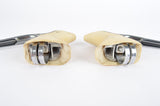 Shimano 105 #BL-1051 aero brake lever set with white hoods from the late 1980s
