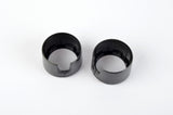 NOS black Selev Anello bar tape lockring set (2 pcs) from the 1980s