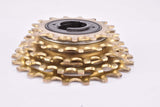 NOS Suntour Pro Compe #PC-5000 golden 5-speed Freewheel with 15-23 teeth and english thread from 1984