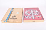 NOS/NIB Shimano First Generation Dura Ace Front Chainwheel Assembly Set, #GA-200 Crankset with 52/42 teeth and 170mm length, #GB-100 Bottom Bracket with english thread and 112mm length from 1975