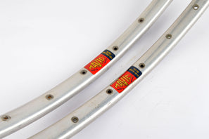 NEW Mavic Monthelery Route silver tubular Rims 700c/622mm with 36 holes from the 1980s NOS