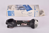 NOS/NIB ITM Millennium Carbon Super Over ahead stem in size 120mm with 31.8 mm bar clamp size from the 2000s