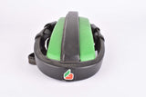NOS black and green Brancale danish leather helmet