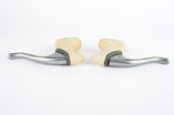 Shimano 105 #BL-1051 aero brake lever set with white hoods from the late 1980s