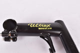 NOS Wheeler Ultrax (Hsin Lung HL Corp) black MTB Stem in size 115mm with 25.4mm bar clamp size from the 1990s