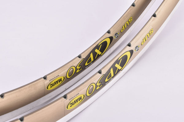 NOS titanium colored Mavic CXP 30 SUP UB Control clincher Rim Set in 7 ...