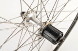Wheelset with Mavic Open 4 CD clincher rims and Shimano 600 Ultegra Tricolor #6400 #6402 hubs from the 1990s