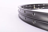 NOS Rigida 15/21 black anodized Clincher Rim Set in 28"/622mm (700C) with 36 holes
