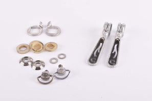 Chesini pantographed Campagnolo Record #1014 braze on Gear Lever Shifter Set from the 1980s