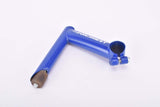 NOS Fondriest labled blue ITM "Eclypse" stem in size 120-130mm with 25.4mm bar clamp size