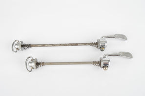 Campagnolo quick release set Record and Super Record, #1001/3 and #1006/8x6 front and rear Skewer from the 1970s - 80s