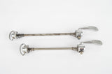 Campagnolo quick release set Record and Super Record, #1001/3 and #1006/8x6 front and rear Skewer from the 1970s - 80s