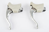 Third Generation Campagnolo C-Record "Powergrade" brake lever set with white hoods