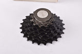 NOS/NIB Shimano #CS-HG50-7AI 7-speed STI / SIS Hyperglide cassette with 11-24 teeth in black finish from 1999