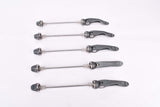 Bunch of NOS Titanium blue Alloy quick release, front Skewer (5 pcs)