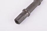 NOS Shimano black anodized ITA Bottom Bracket Axle 70-W-119 from 1980