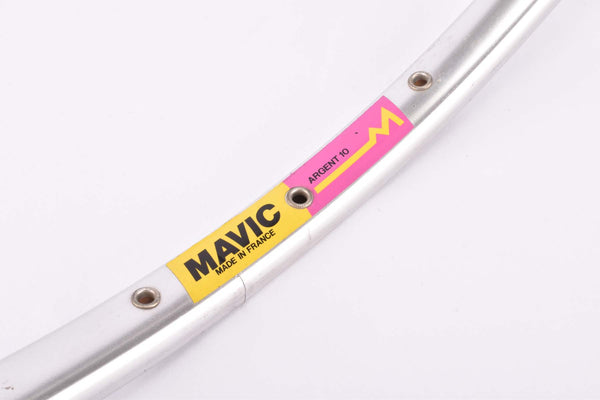 NOS Anodized Mavic Argent 10 single tubular rim in 28" with 36 holes from the 1980s - 1990s