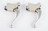 Third Generation Campagnolo C-Record "Powergrade" brake lever set with white hoods