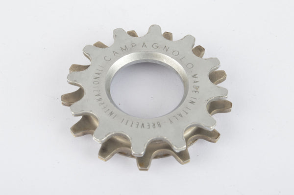 Campagnolo Super Record #L-12 and #M-13 Aluminium/Steel 7-speed threaded Freewheel Cogs with 12/13 teeth from the 1980s