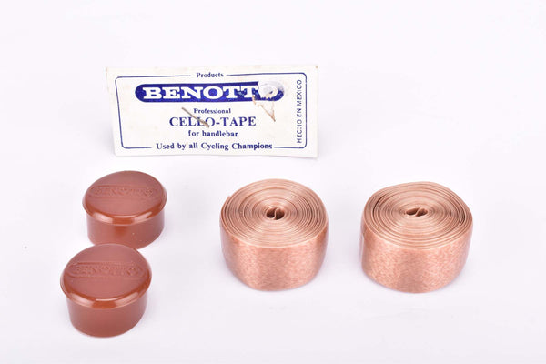 NOS Brown Benotto Celo-Cinta Professionale handlebar tape from the 1970s - 1980s