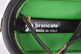 NOS black and green Brancale danish leather helmet