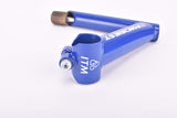 NOS Fondriest labled blue ITM "Eclypse" stem in size 120-130mm with 25.4mm bar clamp size