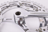 Cottered chromed steel fluted crankset with 52/44 teeth and 170mm length from the 1950s / 1960s / 1970s