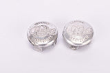 Gaslo Capsula Brevettata aluminum handlebar end plugs from the 1950s