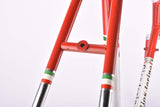 Steel Frame with Gios Torino Super Record Decals in 59.5 cm (c-t) / 58 cm (c-c) with Campagnolo dropouts from the 1980s