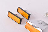 NOS Shimano 600 Ultegra Pedal reflector set for aero pedals, screw on