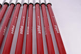 10 x Defectiv NOS Zefal Competition 4 red/chrome bike pumps in 520-560mm for SV-Valve (presta valve/scalverand Ventil)