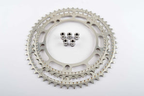 Shimano Dura-Ace first Gen. #GA-200 drilled chainrings in 43/52 teeth and 130 BCD from 1977