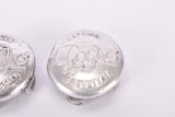 Gaslo Capsula Brevettata aluminum handlebar end plugs from the 1950s