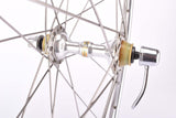 28" Wheelset with Mavic Monthelery Route tubular Rims and Shimano 600 AX #FH-6361 Hubs from the 1980s