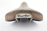 Selle Italia Turbo branded Bernard Hinault leather saddle from 1980s