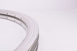 NOS Rigida DP 18 silver polished high profile aero Clincher Rim Set in 28"/622mm (700C) with 32 holes from the 1980s - 2000s