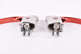 Weinmann AG De Luxe red anodized patent non-aero Brake lever set from the 1950s