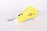 NOS yellow Brügelmann aero water bottle with dural aluminum alloy bottle cage