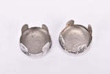 Gaslo Capsula Brevettata aluminum handlebar end plugs from the 1950s