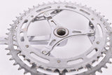 Cottered chromed steel fluted crankset with 52/44 teeth and 170mm length from the 1950s / 1960s / 1970s
