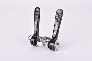 Shimano Dura Ace #LA-100 first Gen. Black clamp-on Gear Lever Shifter Set from the 1970s - 80s