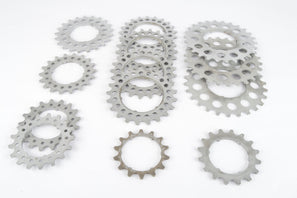 mixed lot Campagnolo Super Record Aluminium Freewheel Cogs from the 1980s