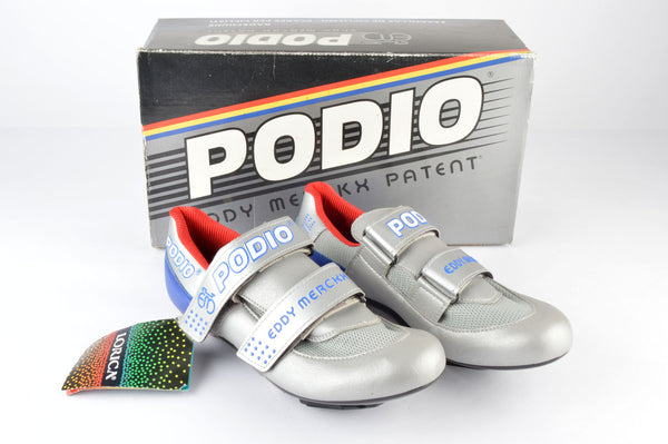 NEW Eddy Merckx S.F.S 2000 Podio Cycle shoes with cleats in size 42 from the 1990s NOS
