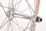 Wheelset with Wooden Tubular Rims and Campagnolo Cambio Corsa Fratteli Brivio Hubs