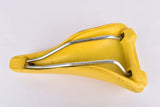 Yellow Selle San Marco Supercorsa Laser Saddle from the 1980s - 90s