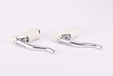 NOS Shimano 105 #BL-1050 non-aero brake lever set with rare white hoods from 1986