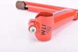NOS Fondriest labled red ITM "Eclypse" stem in size 100-130mm with 25.4mm bar clamp size