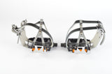 NOS 3 pair Wellgo #M085 pedals including toeclips and double straps from 1990s